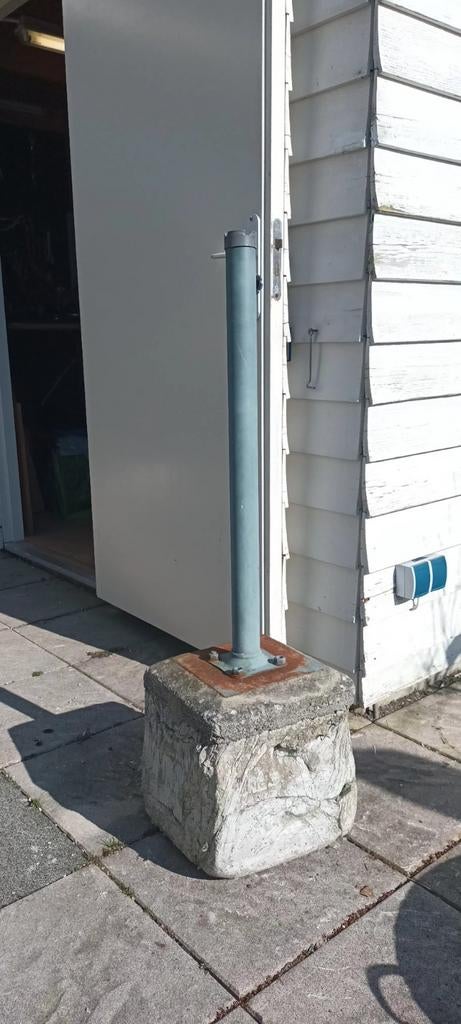 Betonnen parasol voet, Tuin en Terras, Parasols, Ophalen, Gebruikt, Minder dan 1 meter, Parasolvoet