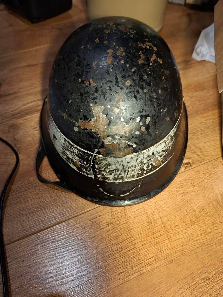 M27 LBD helm ex meidagen, Ophalen of Verzenden, Landmacht, Nederland, Helm of Baret