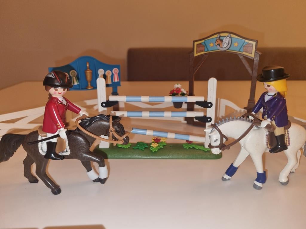 Playmobil country paarden springen 6930, Ophalen of Verzenden, Zo goed als nieuw