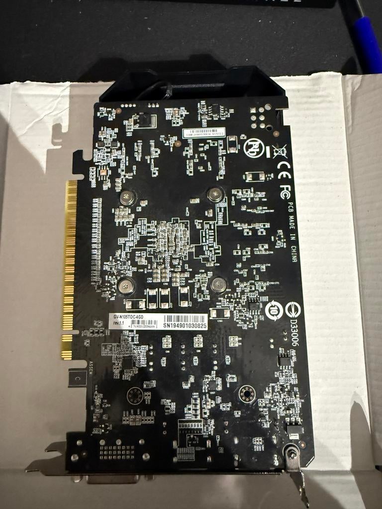 Nvidia GeForce GTX 1050 Ti 4GB Videokaart, Computers en Software, Videokaarten, PCI-Express 3, Gebruikt, HDMI, Ophalen of Verzenden