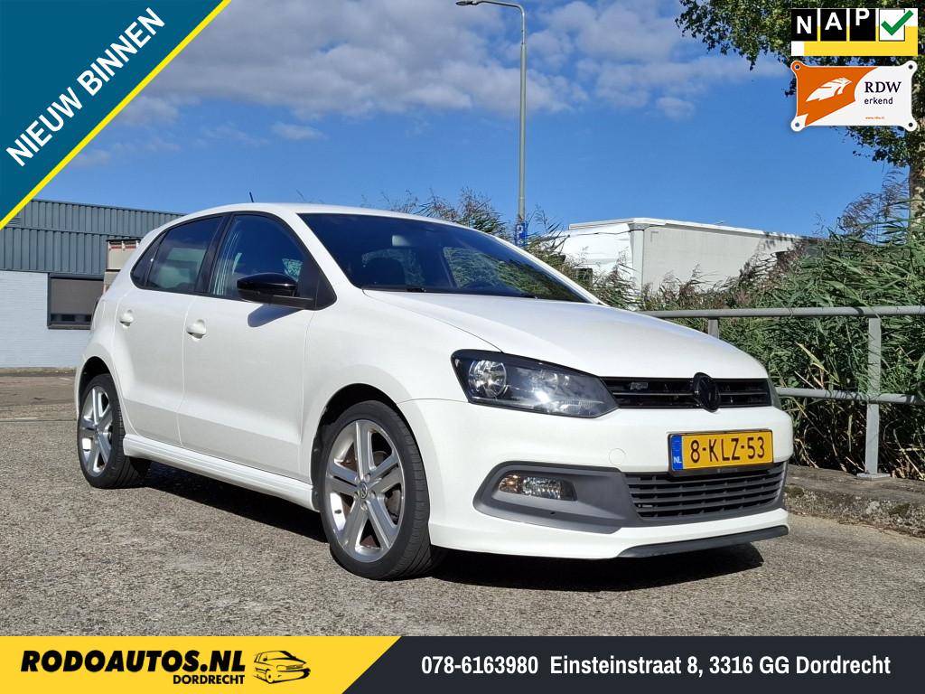 Volkswagen Polo 1.2 TSI BM R-Line Edition Navi/Cruise/Ac ✅, Euro 5, 4 cilinders, Wit, Origineel Nederlands
