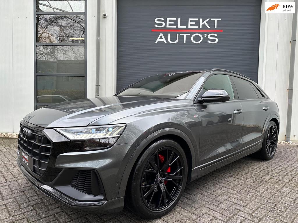 Audi Q8 55 TFSI Quattro S-Line 4W-Best/B&O 3D/RS-Zetels/Alca, Auto's, Audi, Bedrijf, Te koop, Q8, 4x4, ABS, Achteruitrijcamera