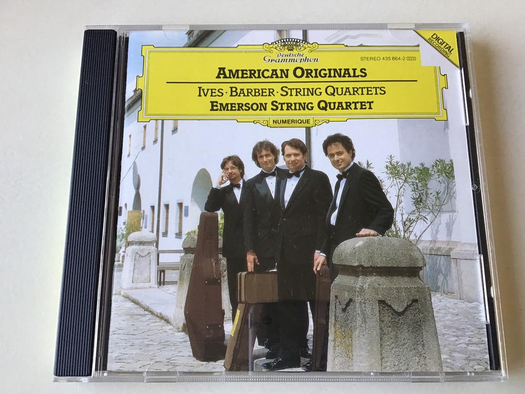 American Originals Ives & Barber / Emerson String quartet, Ophalen of Verzenden, Romantiek, Zo goed als nieuw, Kamermuziek