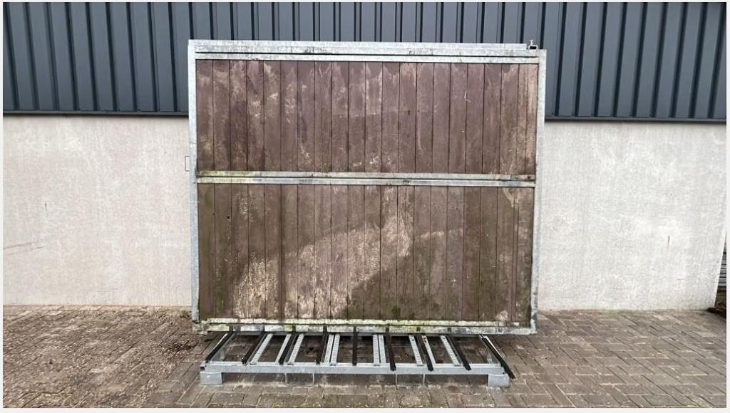 Tussenwand | 2890 x 2350 mm. | Gebruikt, Weidegang, 4 paarden of pony's of meer