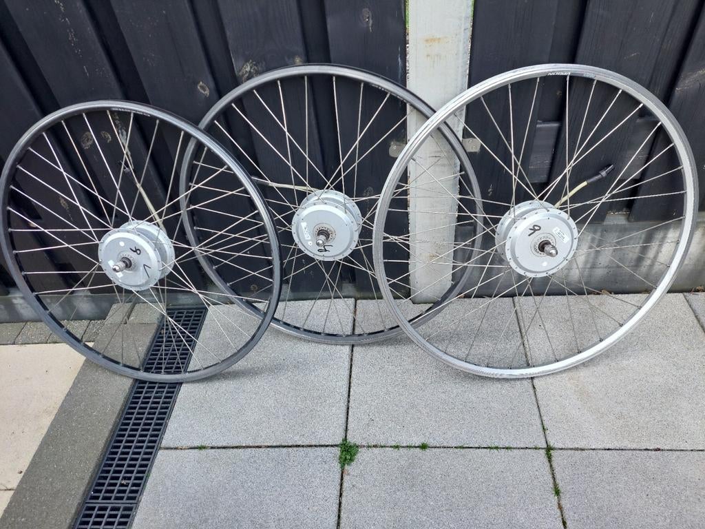 Voorwielmotor Gazelle, Fietsen en Brommers, Fietsonderdelen, Gebruikt, Wiel, Ophalen of Verzenden