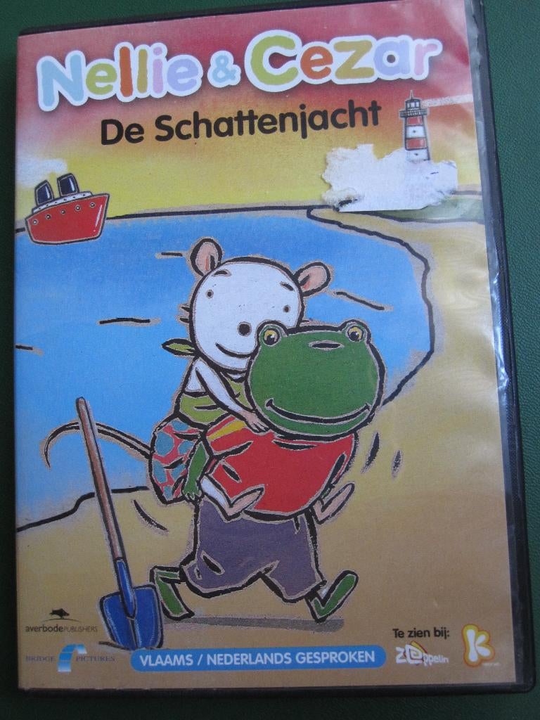 Nellie & Cezar 1 - De Schattenjacht, Cd's en Dvd's, Dvd's | Tekenfilms en Animatie, Zo goed als nieuw, Europees, Tekenfilm, Alle leeftijden