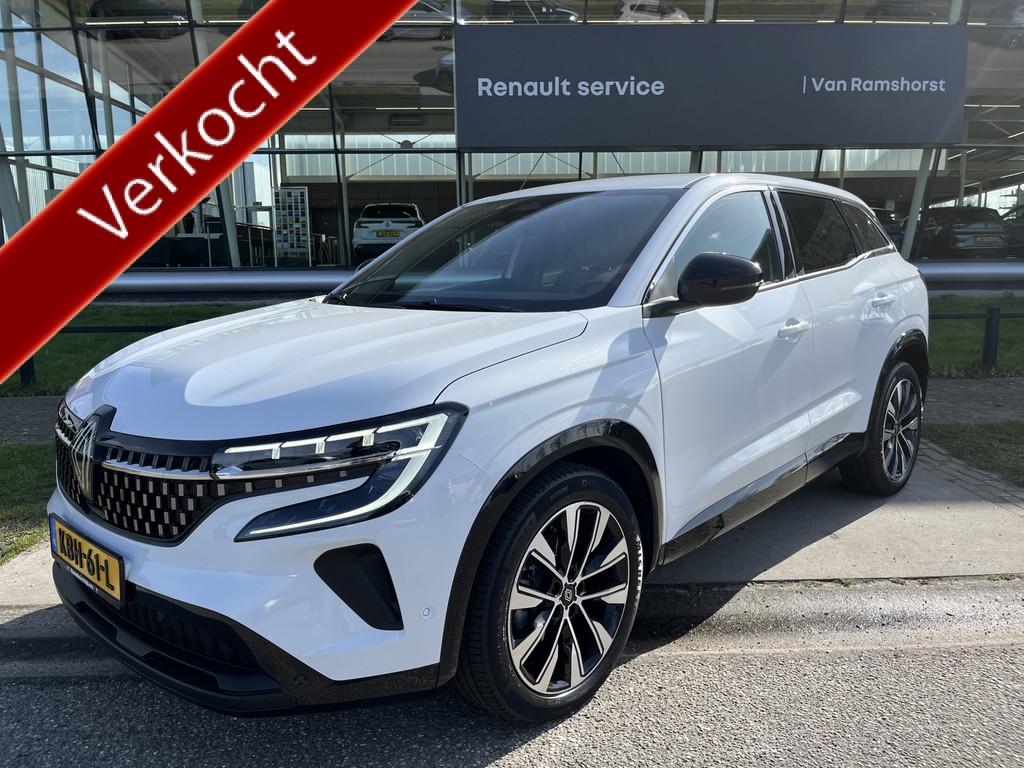 Renault Austral 1.3 mild hybrid 160PK Techno / Camera / Appl, 12 maanden, 4 cilinders, Leder en Stof, Wit