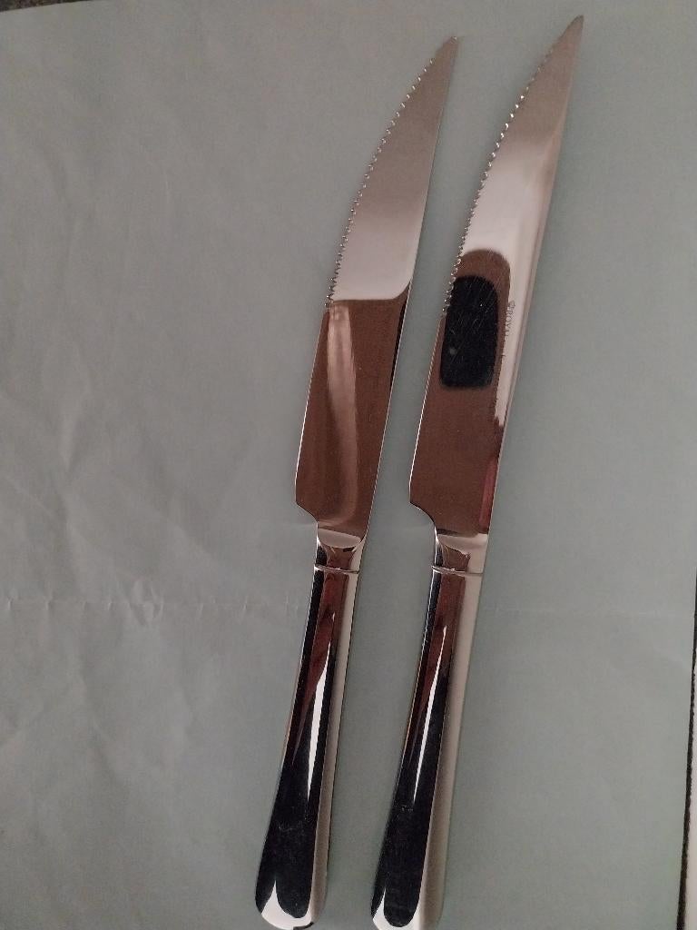 2 Messen Royal van Kempen & Begeer, 23 cm., Huis en Inrichting, Keuken | Bestek, Gebruikt, Ophalen of Verzenden, Rvs of Chroom