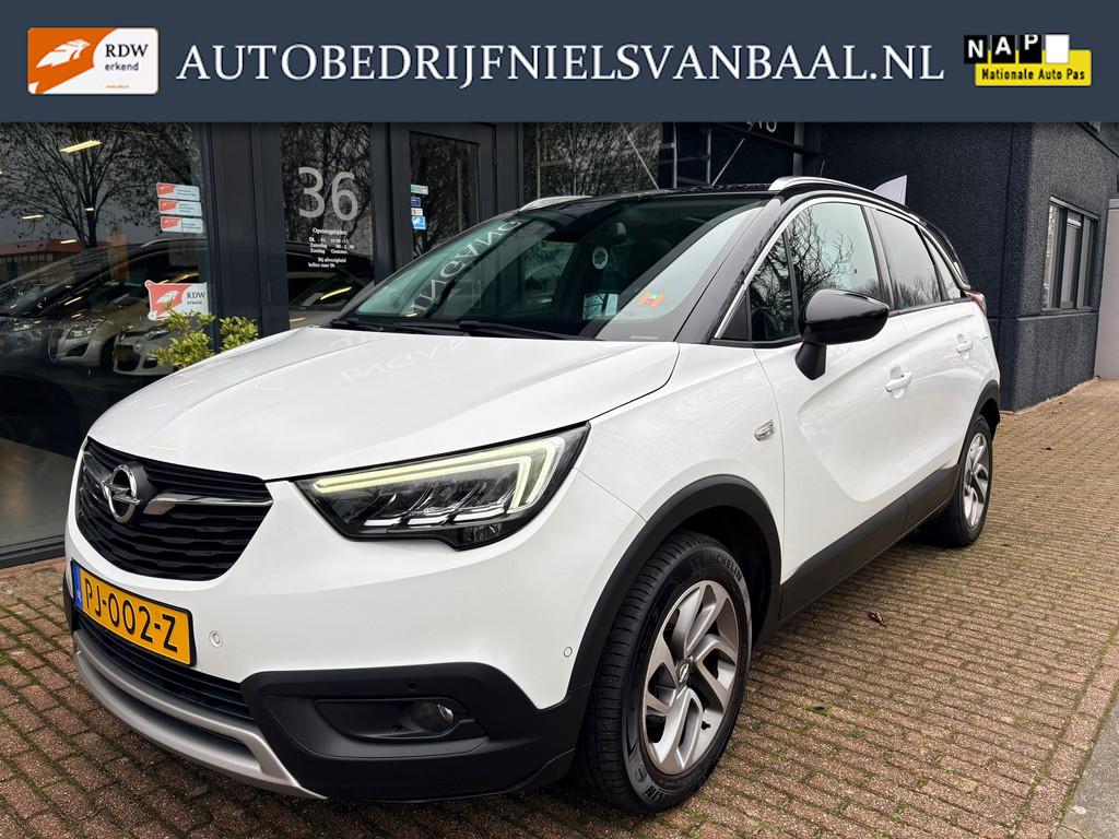 Opel Crossland X 1.2 Turbo Innovation Pano/Navi/Clima/Trekh., 840 kg, Gebruikt, 1199 cc, Leder en Stof