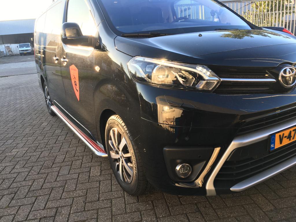 Toyota Proace Opel Vivaro Sidebars met RVS trede, Ophalen, Niet ingevuld, Niet ingevuld, Niet ingevuld