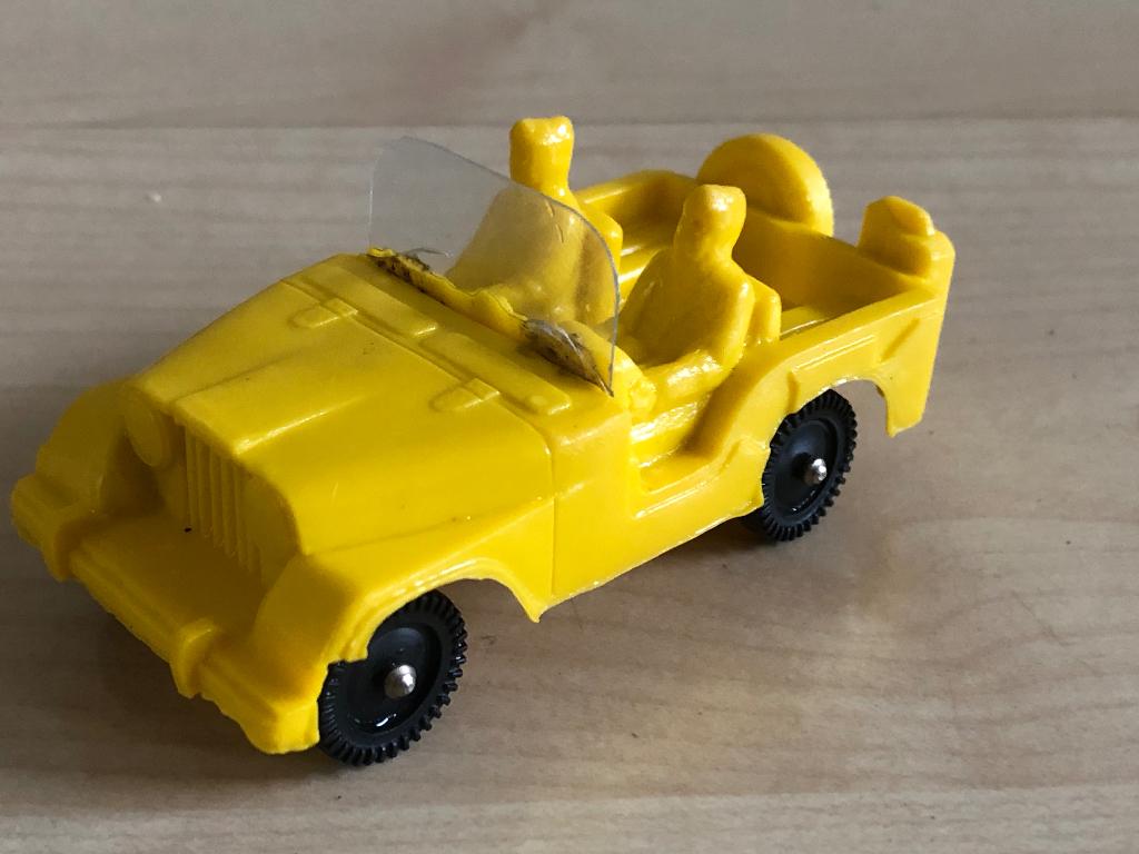 Vintage Vinyl Line JEEP speelgoedauto, Ophalen of Verzenden, Gebruikt