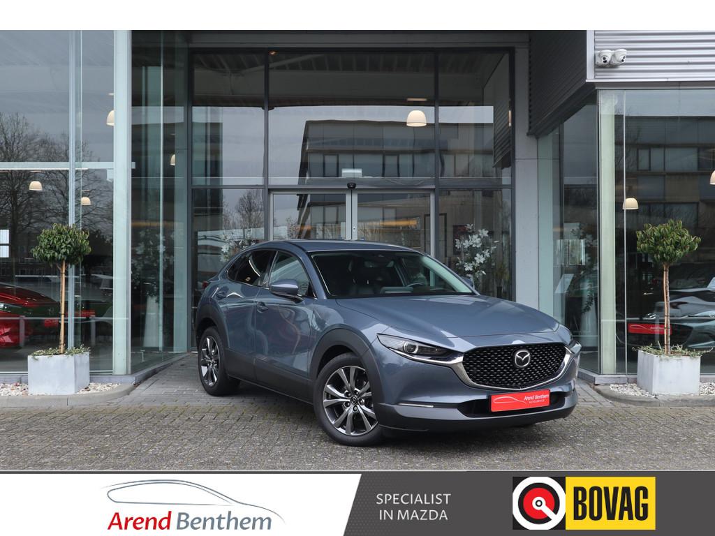 Mazda CX-30 2.0 e-SkyActiv-X M Hybrid Luxury Leer / Trekhaak, Voorwielaandrijving, 1998 cc, Gebruikt, Euro 6