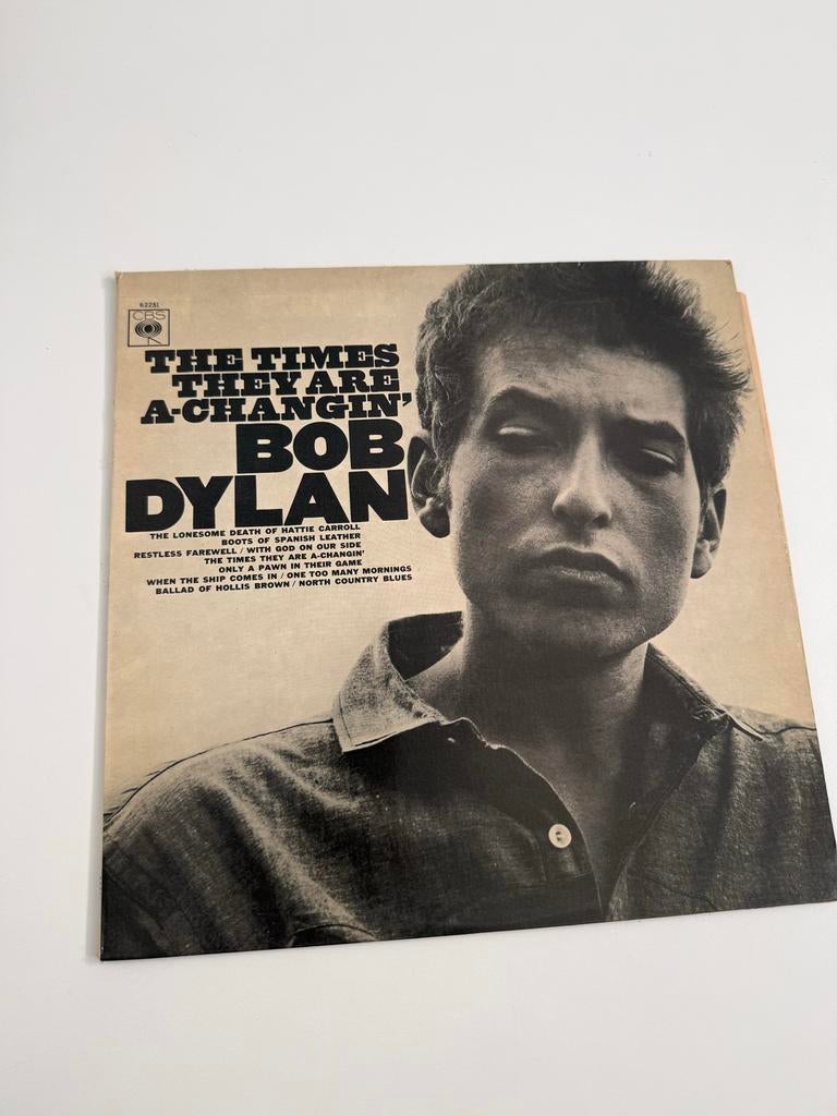 Bob Dylan - The Times They Are A-Changin' LP (LP), Ophalen, Gebruikt, Originele persing, 12 inch