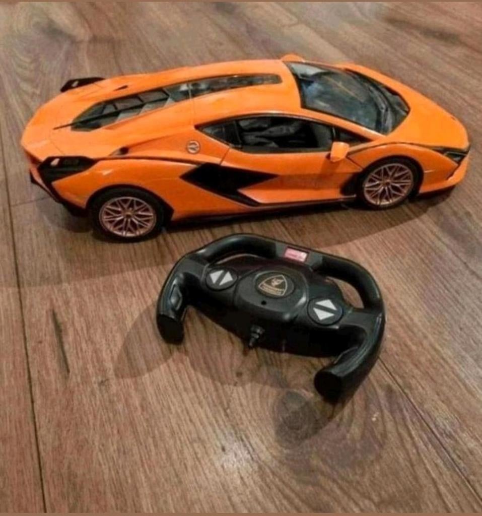 Bestuurbare lamborghini 1:14, Ophalen of Verzenden, Zo goed als nieuw