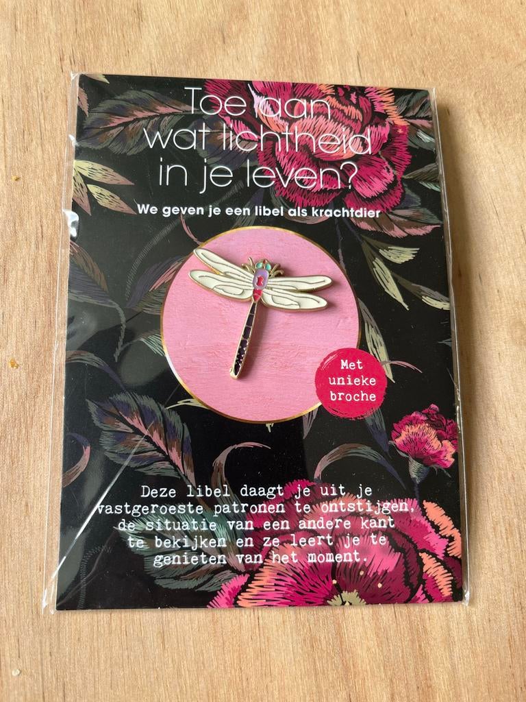 Libelle Broche- Happinez - Nieuw, Overige materialen, Overige kleuren, Minder dan 4 cm, Nieuw