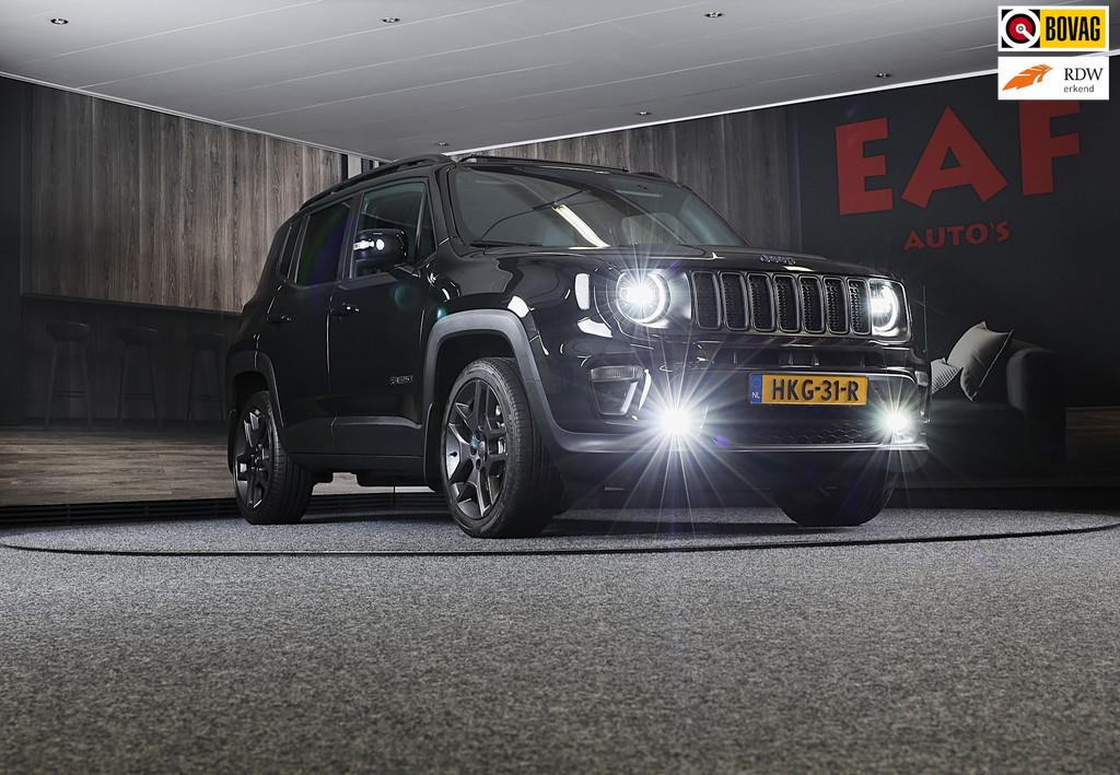 Jeep RENEGADE 4xe 240 Plug-in Hybrid Electric S / Aut / Navi, Automaat, Gebruikt, Zwart, Bedrijf