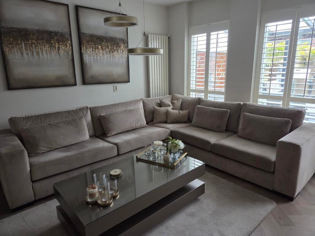 Hoekbank, Ophalen of Verzenden, Zo goed als nieuw, Stof