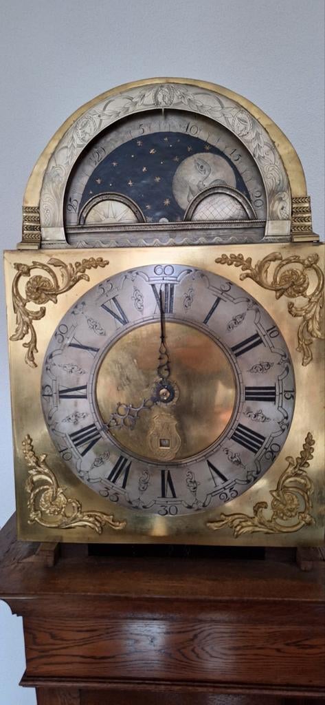 Antieke Engelse  uurwerk voor staande  klok, Ophalen