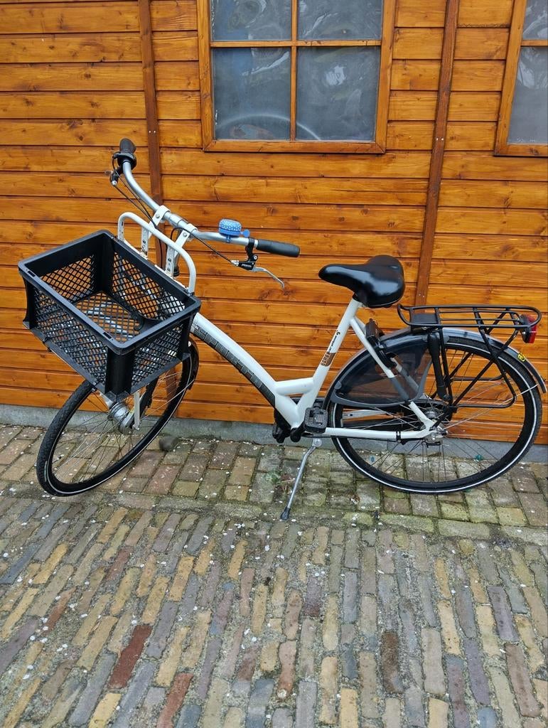 Sparta Damesfiets Snow Leopard 28 inch, 50 cm frame met krat, 50 tot 53 cm, Ophalen, Gebruikt, Sparta