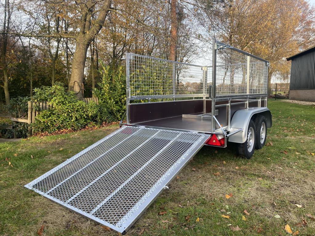 NIEUWE aanhangwagen met Loofrekken en Laadklep ZEER DEGELIJK, Auto diversen, Aanhangers en Bagagewagens, Niet ingevuld, Nieuw