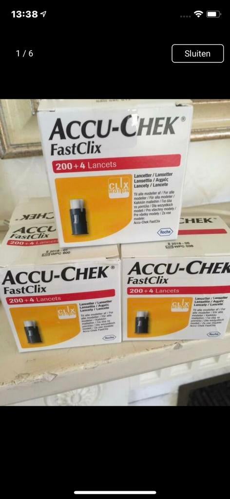 Accu-chek lancets, Ophalen of Verzenden, Nieuw