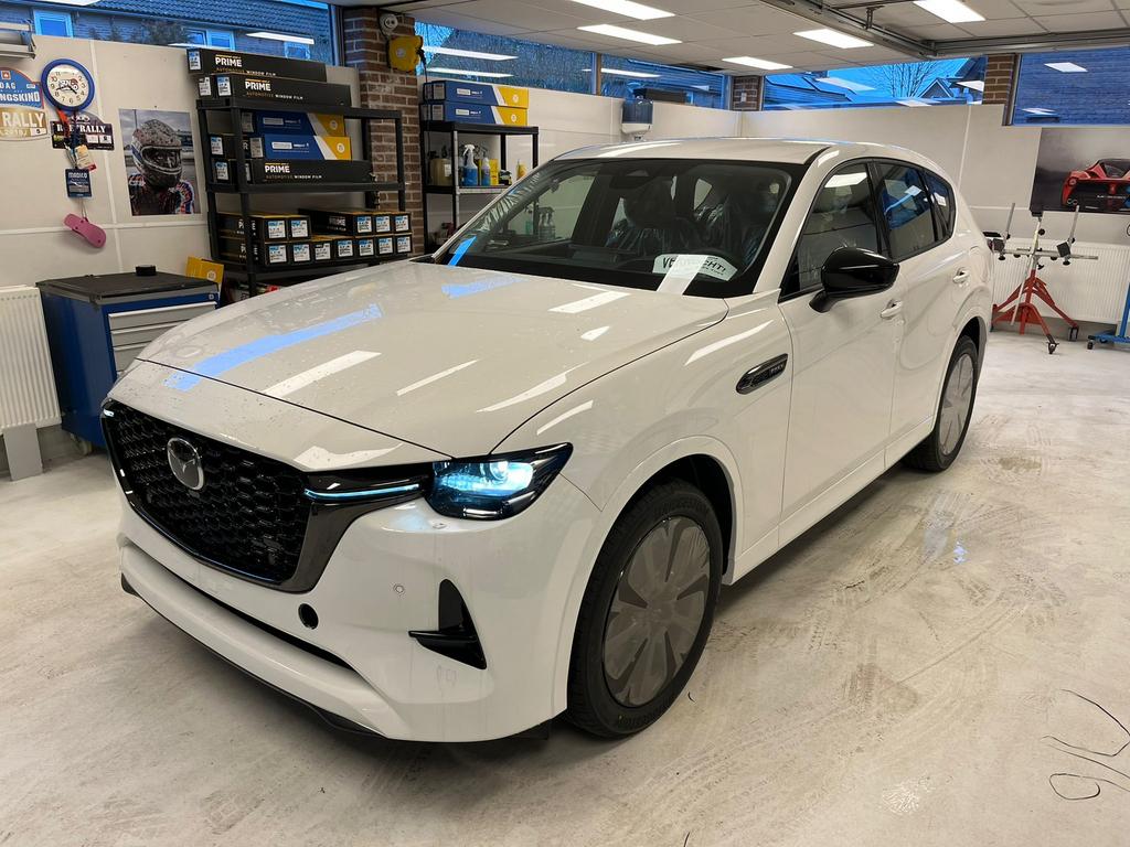 Mazda CX-60 Homura *fabrieksgarantie 2029* 2.5 Phev 327 pk, Auto's, Mazda, Automaat, Zwart, 327 pk, 2500 kg