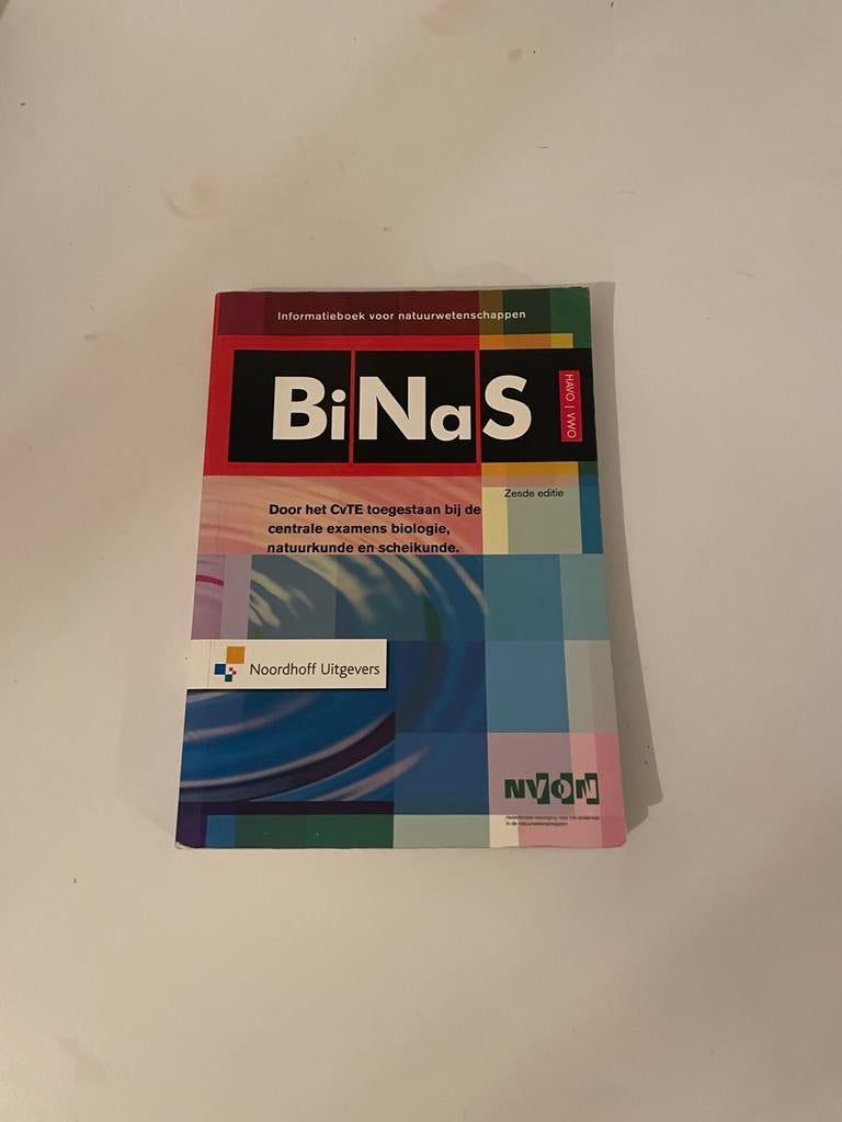 BiNaS zesde editie VWO/HAVO, Boeken, Ophalen of Verzenden, Beta, Zo goed als nieuw, Overige niveaus