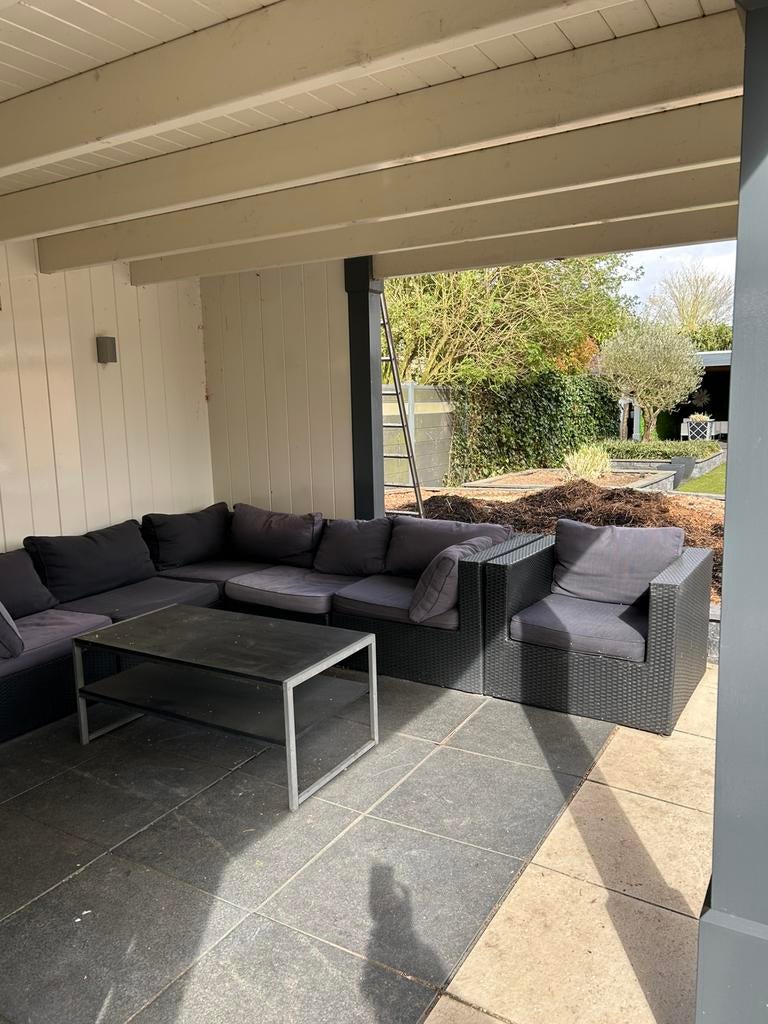 Lounge set incl tafel, Tuin en Terras, Tuinsets en Loungesets, Ophalen, Gebruikt, Stoel