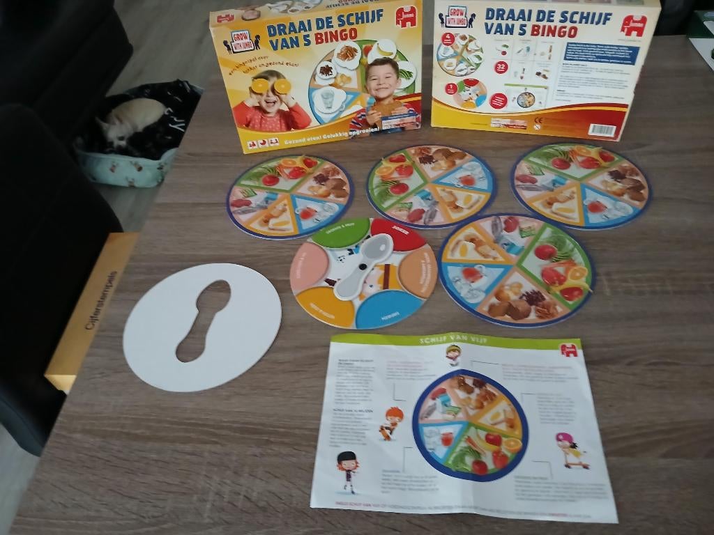 Draai de schijf van vijf Bingo, Hobby en Vrije tijd, Gezelschapsspellen | Bordspellen, Een of twee spelers, Ophalen of Verzenden