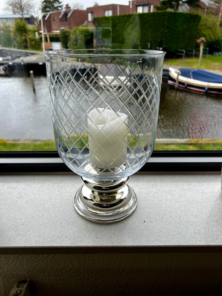 Windlicht van Loberon, Huis en Inrichting, Woonaccessoires | Kandelaars en Kaarsen, Ophalen, Overige materialen, Gebruikt, Overige kleuren