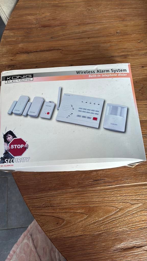 Sec-alarm200, Ophalen of Verzenden, Zo goed als nieuw, Detector, Sensor of Melder