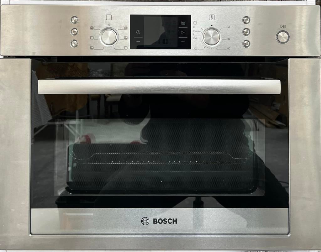 Bosch Inbouw Combimagnetron/Oven - RVS, Ophalen, Combimagnetron, Gebruikt, 60 cm of meer