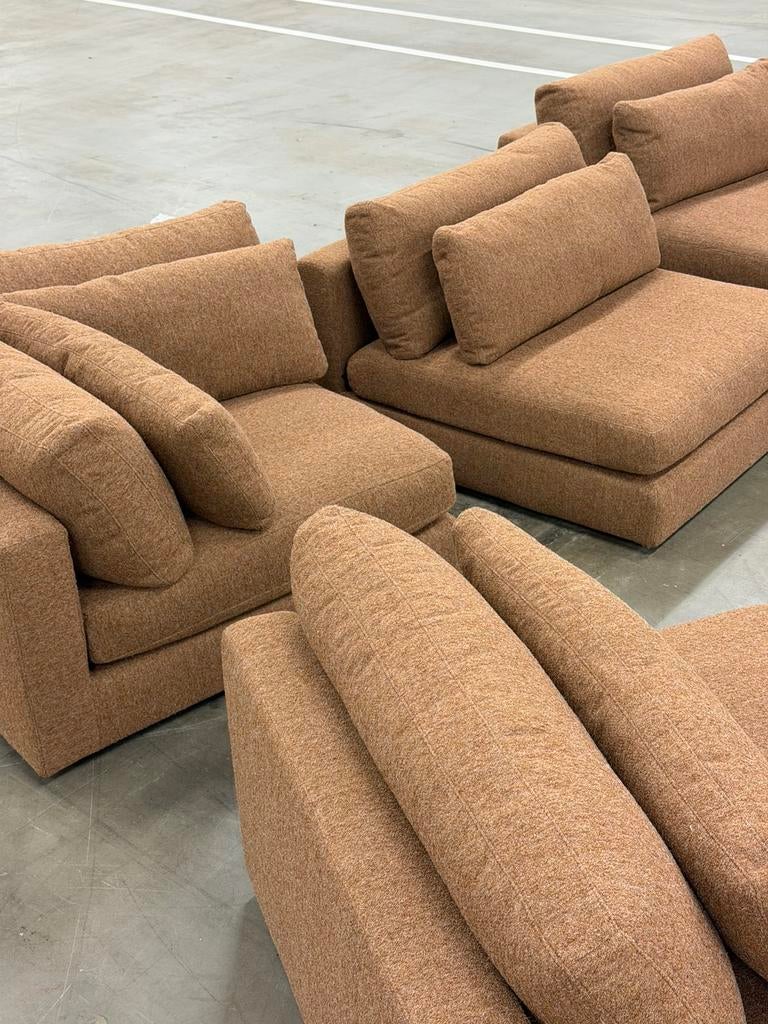 Linteloo Mauro Hoekbank | Modulair | NIEUWSTAAT + Garantie, Hoekbank, 300 cm of meer, Ophalen of Verzenden, Zo goed als nieuw