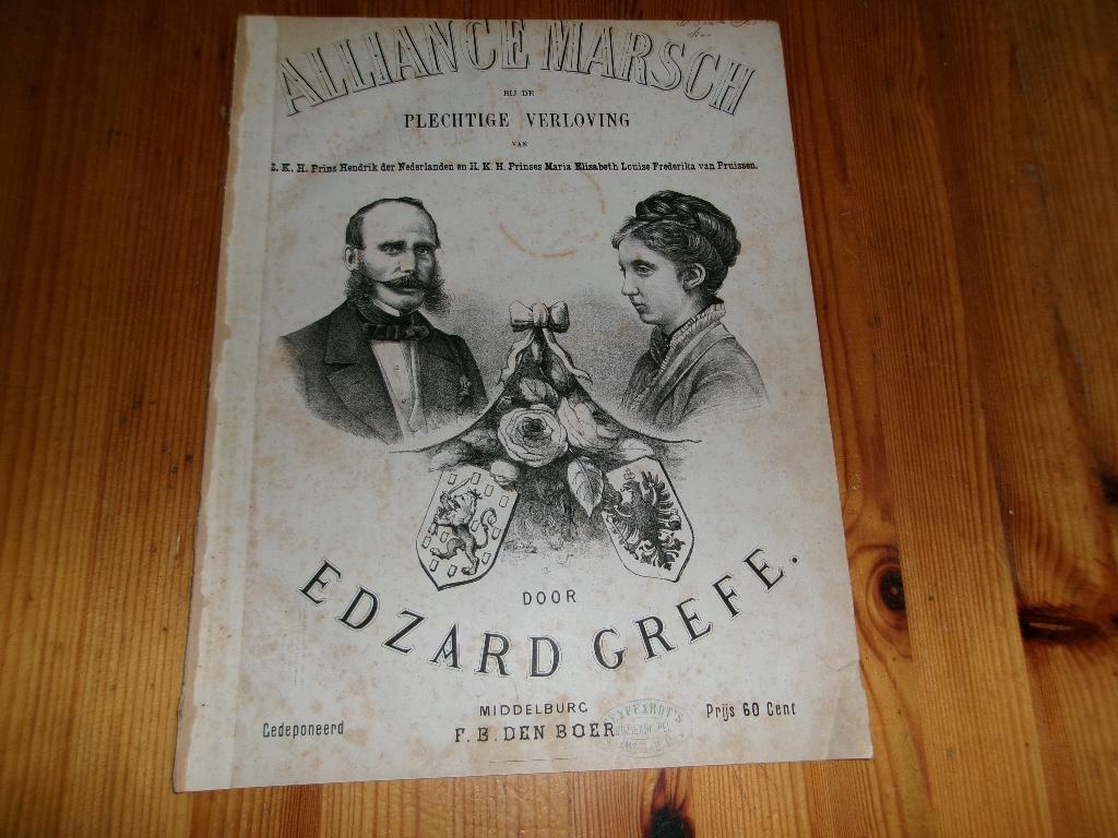 Alliance Marsch - Edzard Grefe, Muziek en Instrumenten, Gebruikt, Ophalen of Verzenden, Artiest of Componist, Piano