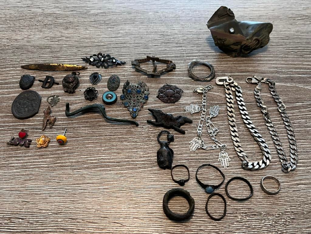 Lot sieraden, Ophalen of Verzenden, Zilver, Overige typen