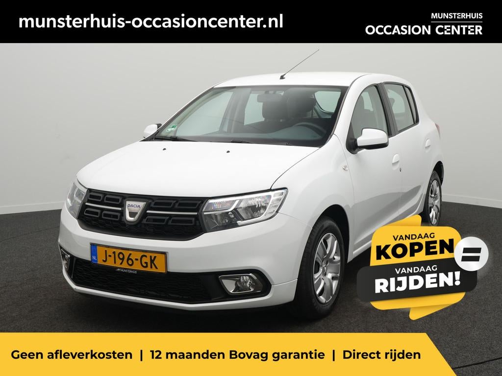 Dacia Sandero TCe 100 Bi-Fuel Comfort - RIJKLAARPRIJS - LPG, Auto's, Voorwielaandrijving, 12 maanden, Wit, Origineel Nederlands