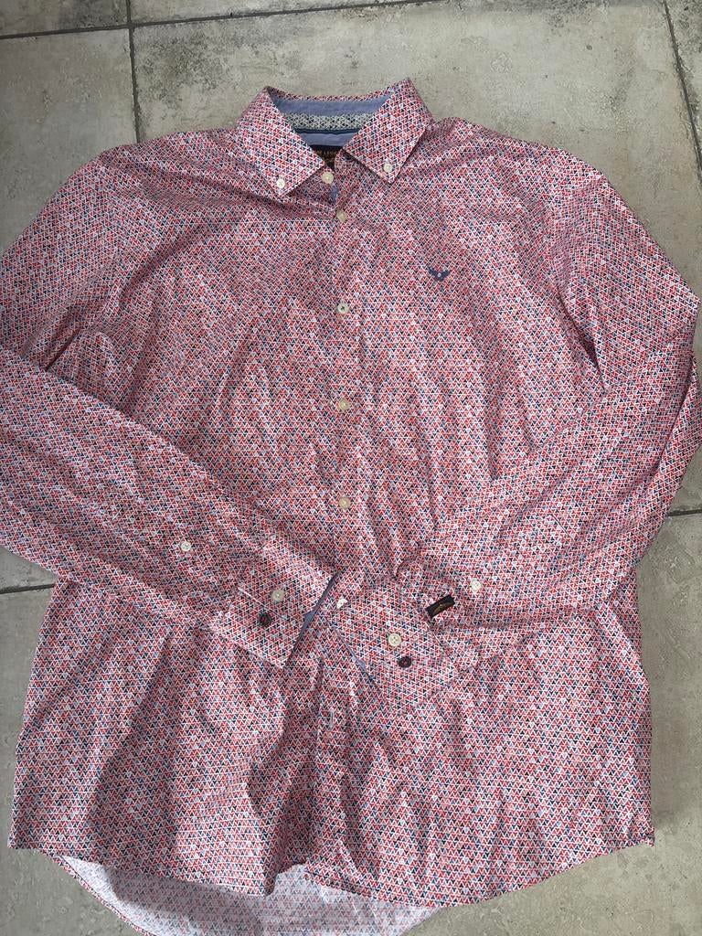 Overhemd PME legend mt xxxl, Ophalen of Verzenden, Zo goed als nieuw, Rood, Overige halswijdtes
