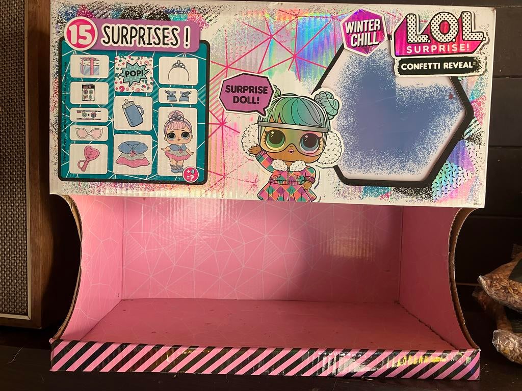 LOL Surprise Winter Chill Confetti Reveal doos (leeg), Ophalen, Gebruikt, Meisje