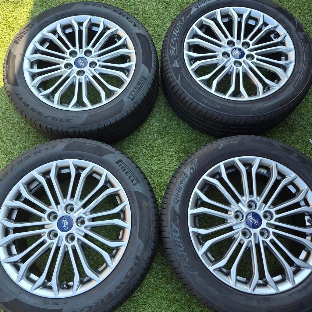 Ford focus mondeo velgen met banden, Ophalen, 16 inch, 205 mm, Zomerbanden