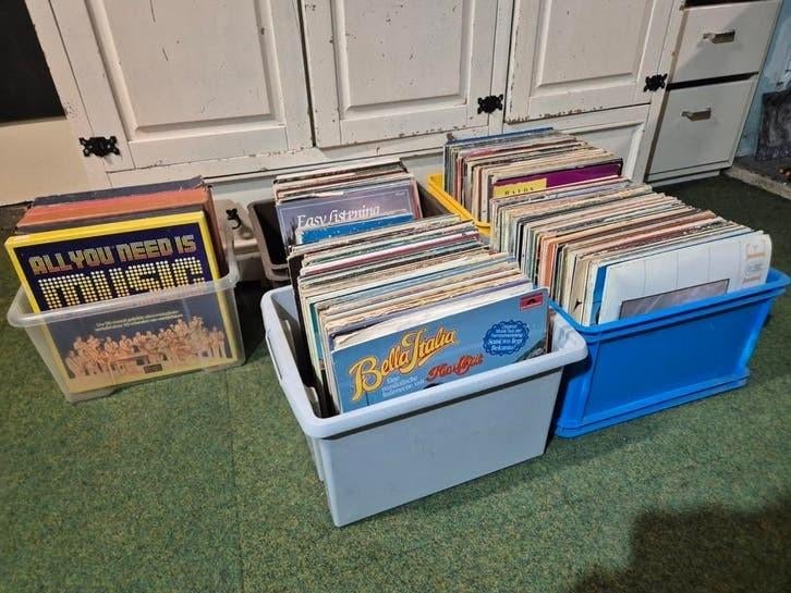 350-400 vinyl lp's, Cd's en Dvd's, Ophalen, Gebruikt, 12 inch