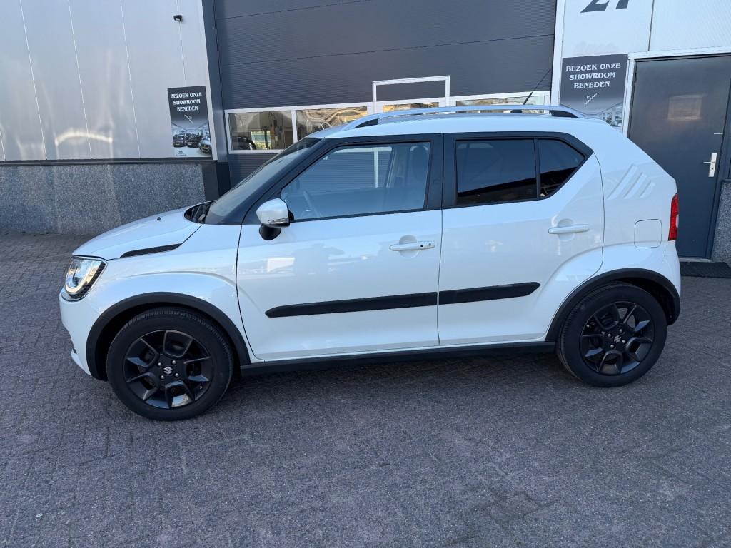 Suzuki IGNIS 1.2 STIJL Navi,Clima, Cruiscontr,Camera. Stoel, Auto's, Gebruikt, 4 cilinders, Wit, Origineel Nederlands