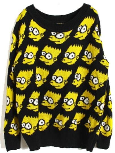 The Simpsons | Bart Simpson trui sweater (NIEUW), Ophalen of Verzenden, Nieuw, Zwart, The Simpsons