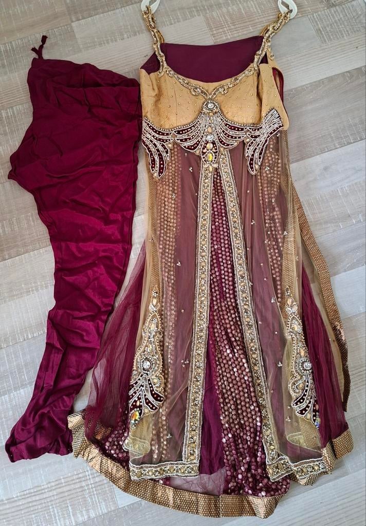 Indiase jurk met broek, Ophalen of Verzenden, Zo goed als nieuw, Overige typen