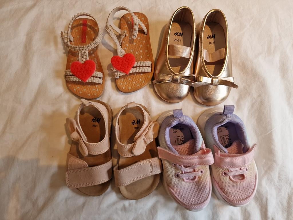 Schoenenpakket maat 20/21 (4 paar) Ipanema, H&M, Primark, Kinderen en Baby's, Kinderkleding | Schoenen en Sokken, Ophalen of Verzenden