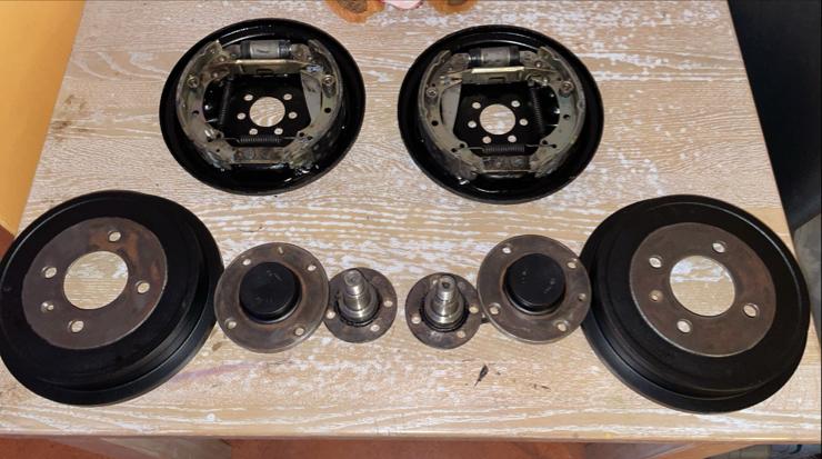 Complete set trommelremmen achteras Volkswagen Lupo, Ophalen, Gebruikt, Volkswagen