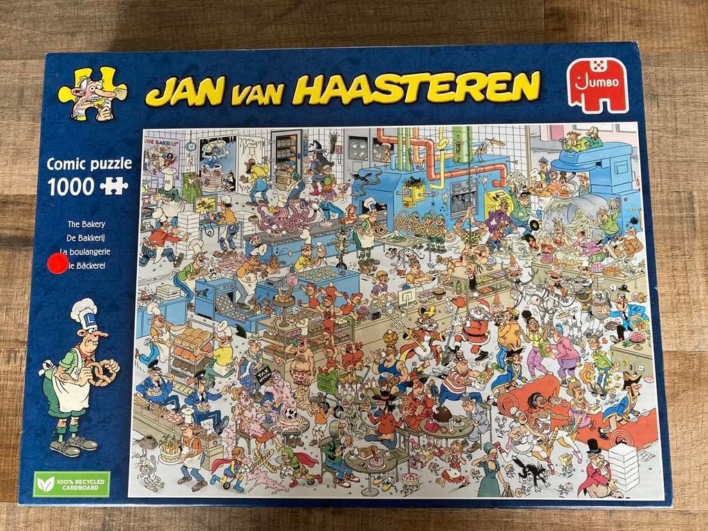 De bakkerij, Hobby en Vrije tijd, Denksport en Puzzels, Ophalen of Verzenden, 500 t/m 1500 stukjes, Zo goed als nieuw