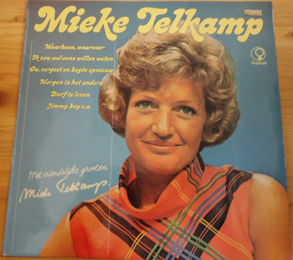 Mieke Telkamp - Waarheen waarvoor (LP), Ophalen of Verzenden, Gebruikt, 12 inch, Levenslied of Smartlap