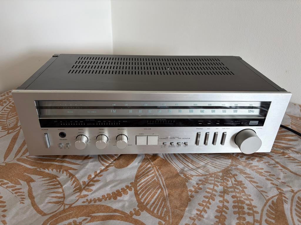 Sansui r-7 vintage versterker met Magnat magnastar speakers, Overige merken, Gebruikt, Tuner of Radio, Losse componenten