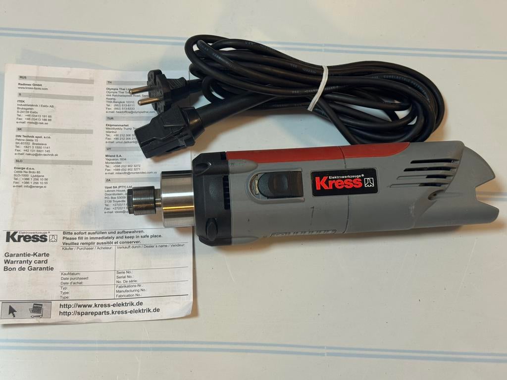 Kress 1050 FME CNC Freesmotor, Ophalen, Zo goed als nieuw