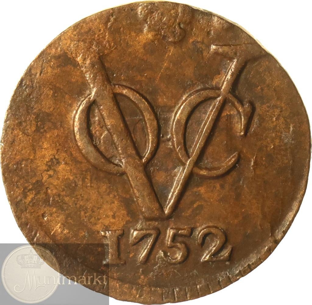 V.O.C. - Holland - Duit 1752, Ophalen of Verzenden, Vóór koninkrijk, Overige waardes, Losse munt